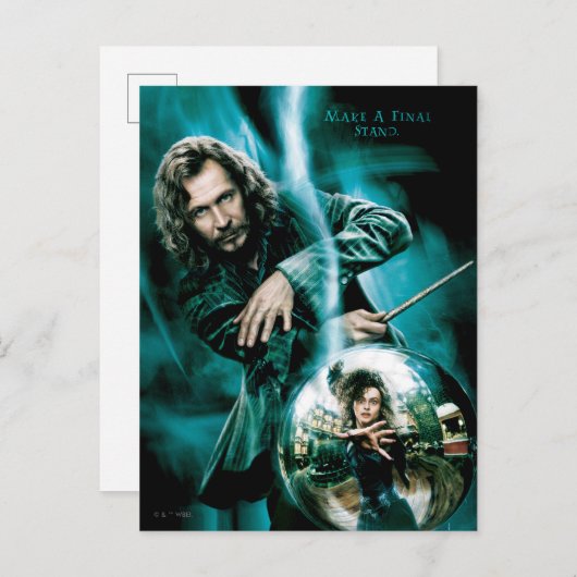 Sirius Black en Bellatrix Leodd Briefkaart (Voorkant / Achterkant)