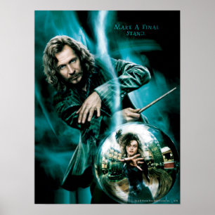 Sirius Black en Bellatrix Lestrange Poster