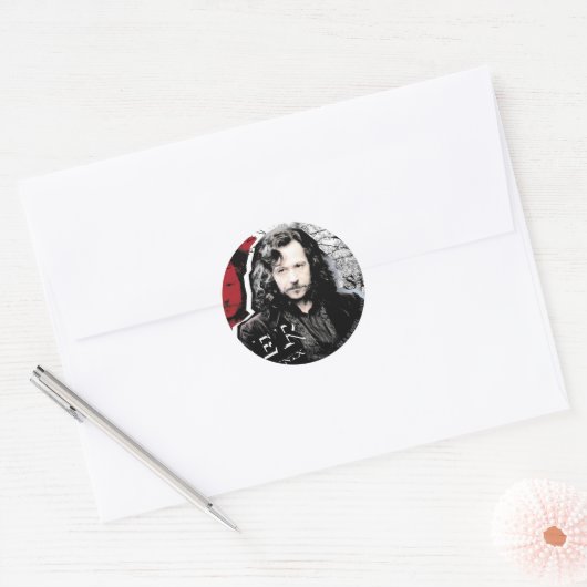 Sirius Black Ronde Sticker (Envelop)