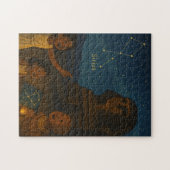 Sirius Constellatie Heilige Puzzel Goddelijk Goud (Horizontaal)