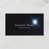 Sirius, Helderste Ster, Sterrenkunde Visitekaartje (Voorkant)