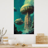 Sirius Station - (42x24in Extra lang) Poster (Keuken)