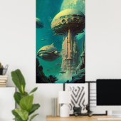 Sirius Station - (42x24in Extra lang) Poster (Thuiskantoor)