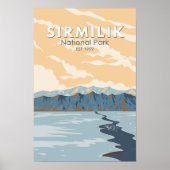 Sirmilik National Park Canada Travel Art Poster (Voorkant)