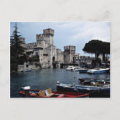 Sirmione Castle, zuidzijde, Lake Garda, Italië Briefkaart (Voorkant)
