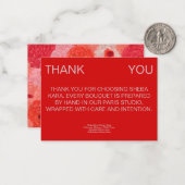 Sirocco Dankkaart Notitiekaartje (Voorkant / Achterkant in situ)