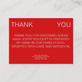 Sirocco Dankkaart Notitiekaartje