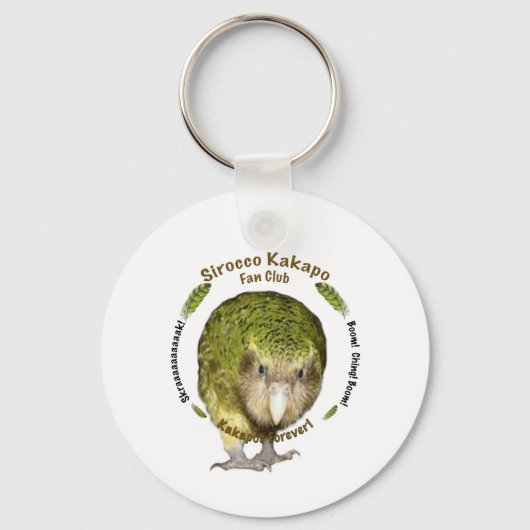 Sirocco Kakapo Fan Club Sleutelhanger (Voorkant)