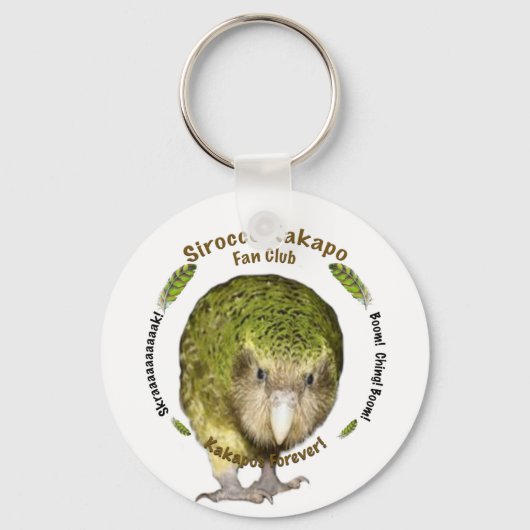 Sirocco Kakapo Fan Club Sleutelhanger (Voorkant)