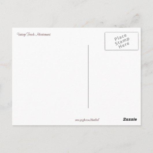  Sirop de Citron Ad Briefkaart (Achterkant)