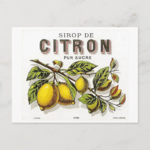 Sirop de Citron Ad Briefkaart