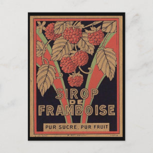 Sirop de Framboise Ad Briefkaart