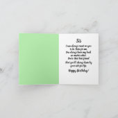 Sis African American Happy Birthday Kaart (Binnen)