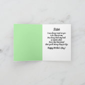 Sis African American Moederdag Kaart (Binnen)