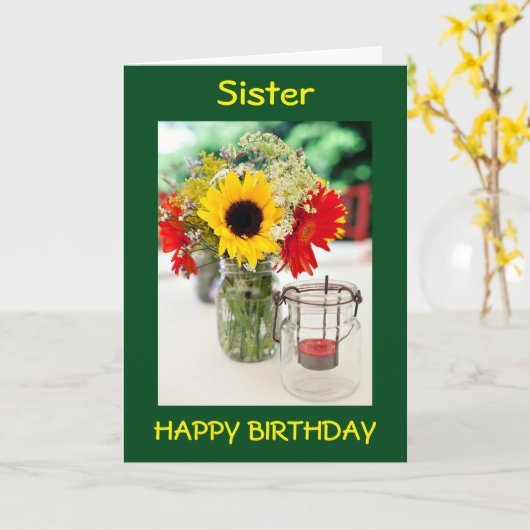 SIS, BESTE VRIEND, VERTROUWELING / LIEFDE OP VERJA KAART (Gele Bloem)