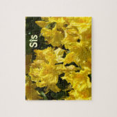 Sis cadeaus Gele Rhododendron Bloem puzzel Zus (Verticaal)