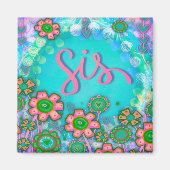 SIS  Floral Inspirivity Magnet (Voorkant)