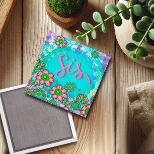 SIS  Floral Inspirivity Magnet