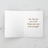 SIS IK BEN ZO IN DE WAR DAT IK ER GEWELDIG UITZIE  KAART (Binnen)