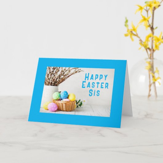 "SIS" JIJ BENT BIJZONDER/PASEN IS OOK SPECIaal Kaart (Gele Bloem)