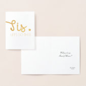 Sis Let's Do This - Leuke bruidsmeisje of bruidsme Folie Kaarten (Display)