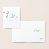 Sis Let's Do This - Leuke bruidsmeisje of bruidsme Folie Kaarten (Display)