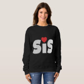 Sis Sister Big Little Love Trui (Voorkant volledig)