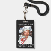 Sis Smith Badge (Achterkant met lanyard)