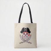 Sisal Pirate Tote Bag (Voorkant)