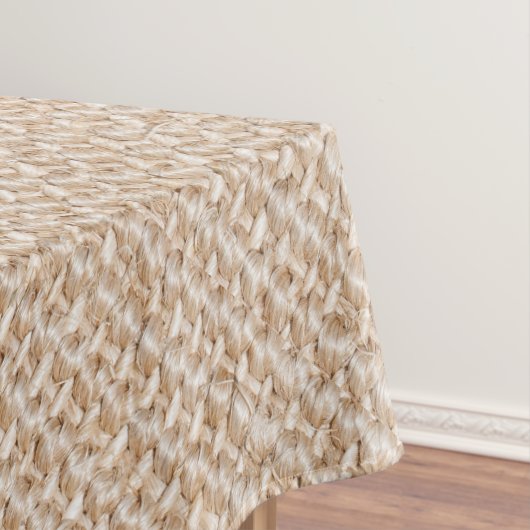 Sisal tapijtpatroon tafelkleed (Voorbeeld)