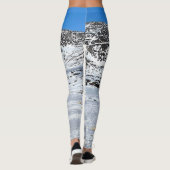 Sisimiut Groenland Outback Landschap Blauwe lucht Leggings (Achterkant)