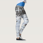 Sisimiut Groenland Outback Landschap Blauwe lucht Leggings (Rechts)