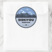 Siskiyou Mountains California Camping Ronde Sticker (Tas)