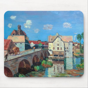 Sisley—De brug bij Moret Muismat