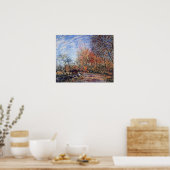 Sisley - de buitenwijken van het bos van Fontaineb Poster (Keuken)