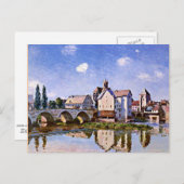 Sisley - De Moretbrug in het zonlicht Briefkaart (Voorkant / Achterkant)