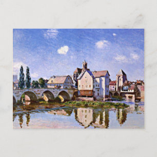 Sisley - De Moretbrug in het zonlicht Briefkaart