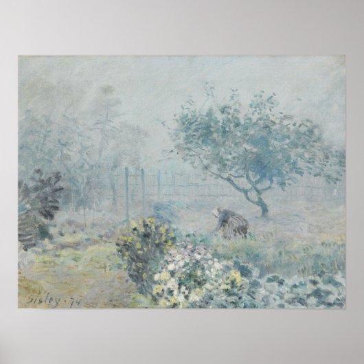 Sisley - Fog, Voisins Poster (Voorkant)