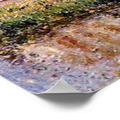 Sisley - Moret-sur-Loing, de haven van Bourgogne Poster (Hoek)