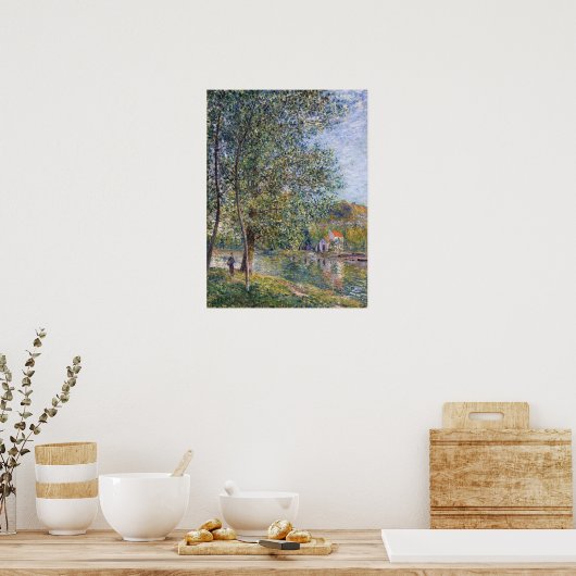 Sisley - Morning on the Loign 1879 Poster (Keuken)