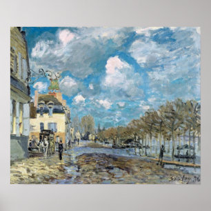 Sisley - Overstroming bij Port-Marly 1876 Poster