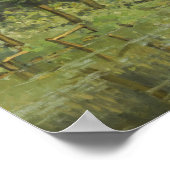 Sisley - Rest langs de stroomrand van het hout Poster (Hoek)