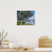 Sisley - Walnut Tree in een Thomery Field Poster (Keuken)