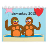 sismonkey 2013 kalender (Hoes)