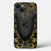 Sisphere klassiek monogram Case-Mate iPhone case (Achterkant)