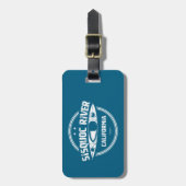 Sisquoc River California Kayaking Bagagelabel (Voorkant verticaal)