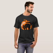 Siss Off Funny Black Cat Dierenvriend Halloween Pu T-shirt (Voorkant volledig)
