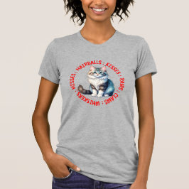 Sissen en kussen, Siberische kat T-shirt