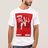 Sissend in Parijs T-shirt (Voorkant)