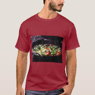 Sissend Veggie Pan Print T-shirt